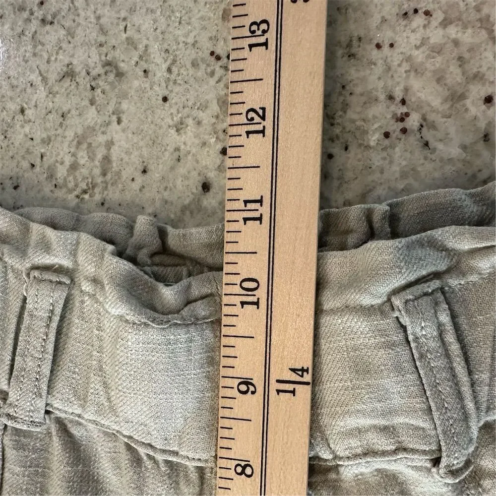 BLANKNYC Women's XS cream Linen Pants Casual‎ Elastic Waist - Picture 9 of 9